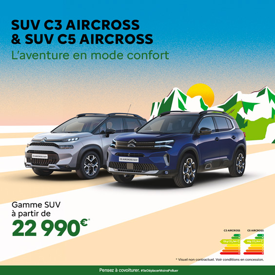 SUV C3 Aircross & SUV C5 Aircross